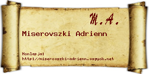 Miserovszki Adrienn névjegykártya